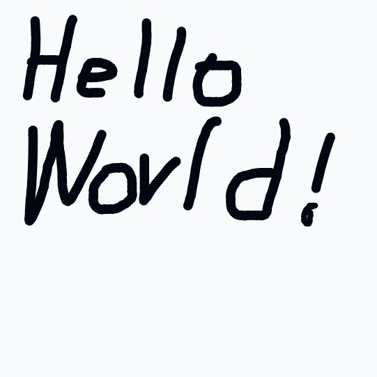 A black and white drawing of the word world.
