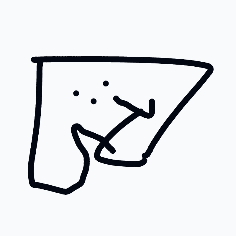 A drawing of a person with a question mark on their face.