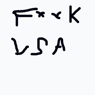 A drawing of a bird with the word fuck written underneath it.