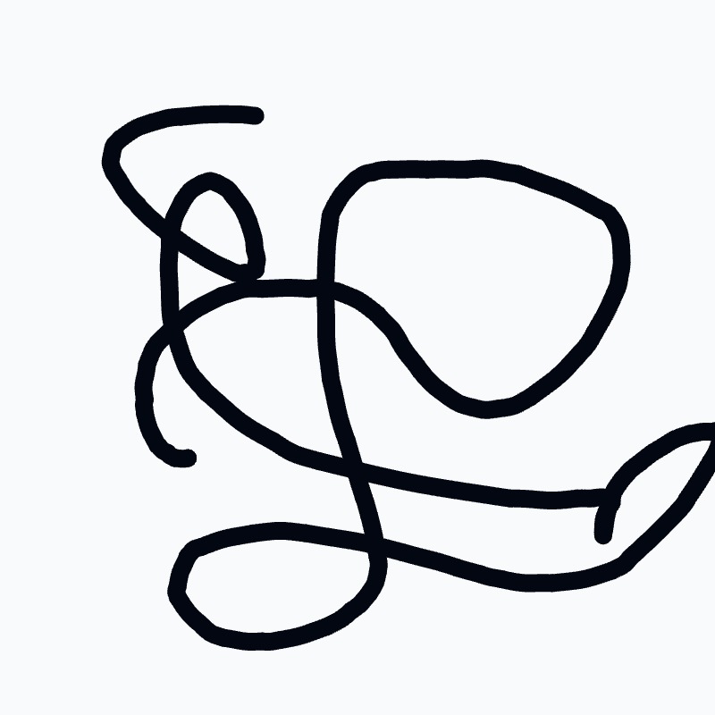 A black and white drawing of a dog.